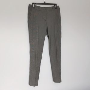 H&M Slim Leg Trousers - Black and White US 6